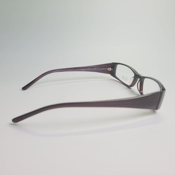 O&X New York OP-42 eyeglasses plum rectangular full frame thick 51-17 141 C7 - Picture 7 of 13